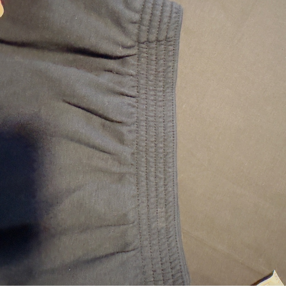 NWT Bechamel Black Elasticated Waist 100% Cotton Long Black Skirt Split in Back - Picture 12 of 14